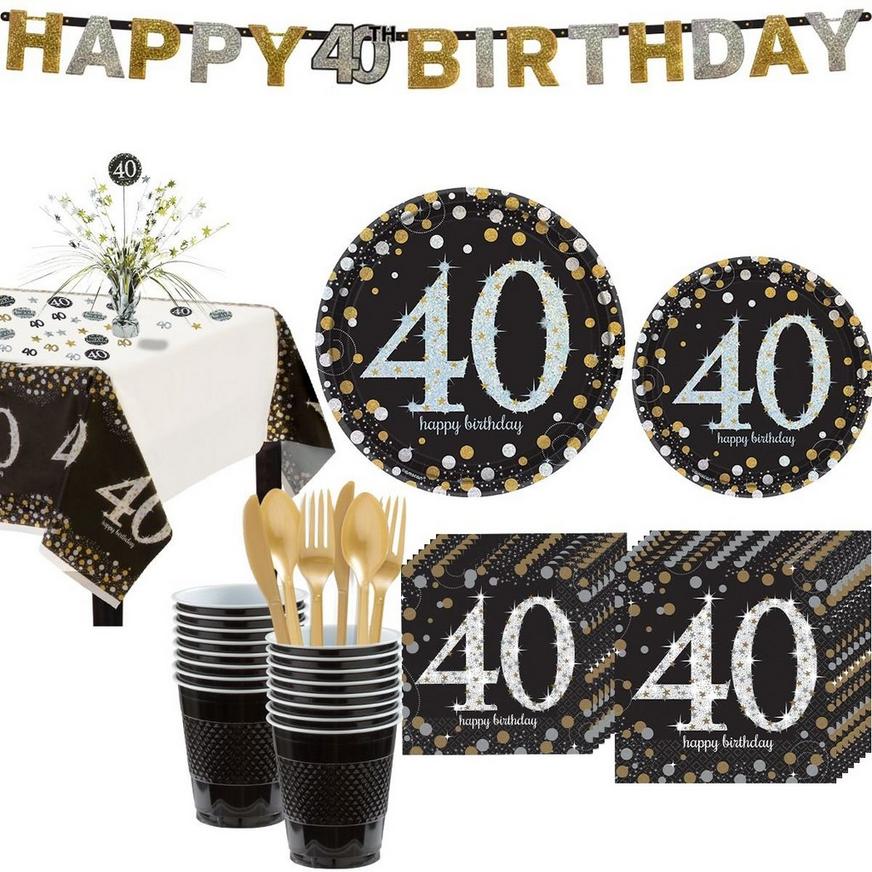 Sparkling Celebration 40th Birthday Party Kit